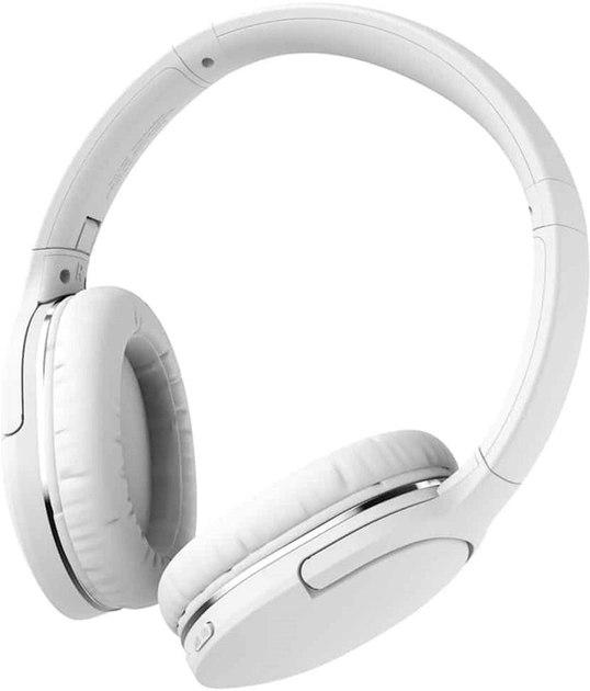 Навушники TWS Baseus Encok Wireless headphone D02 Pro White (NGTD010302) - фото 2