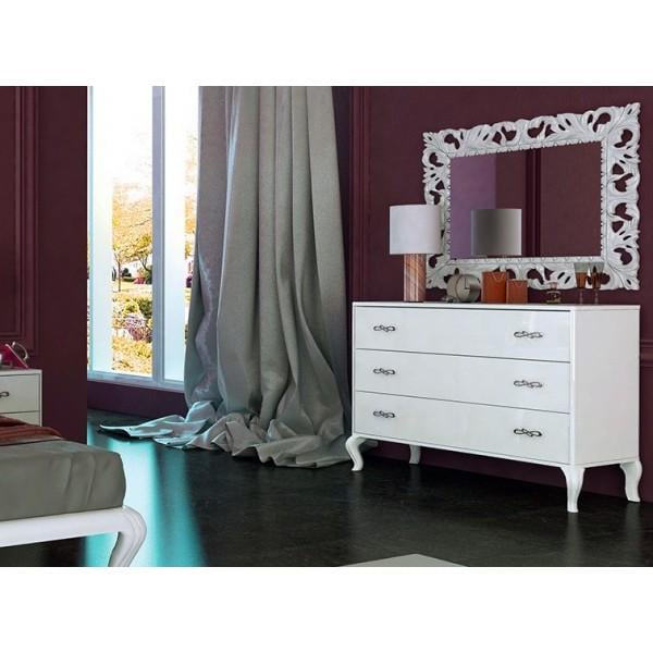 Зеркало с рамой MiroMark Империя 1200х1000 мм Белый глянец (МР-81-WB) - фото 3 Зеркало с рамой MiroMark Империя 1200х1000 мм Белый глянец (МР-81-WB) - фото 3