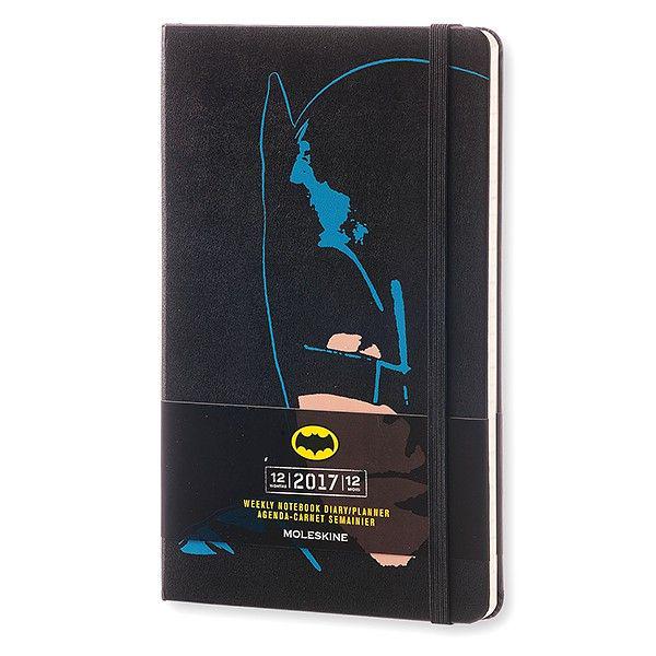 Еженедельник Moleskine 2017 Batman Черный (DBA12WN3Y17)