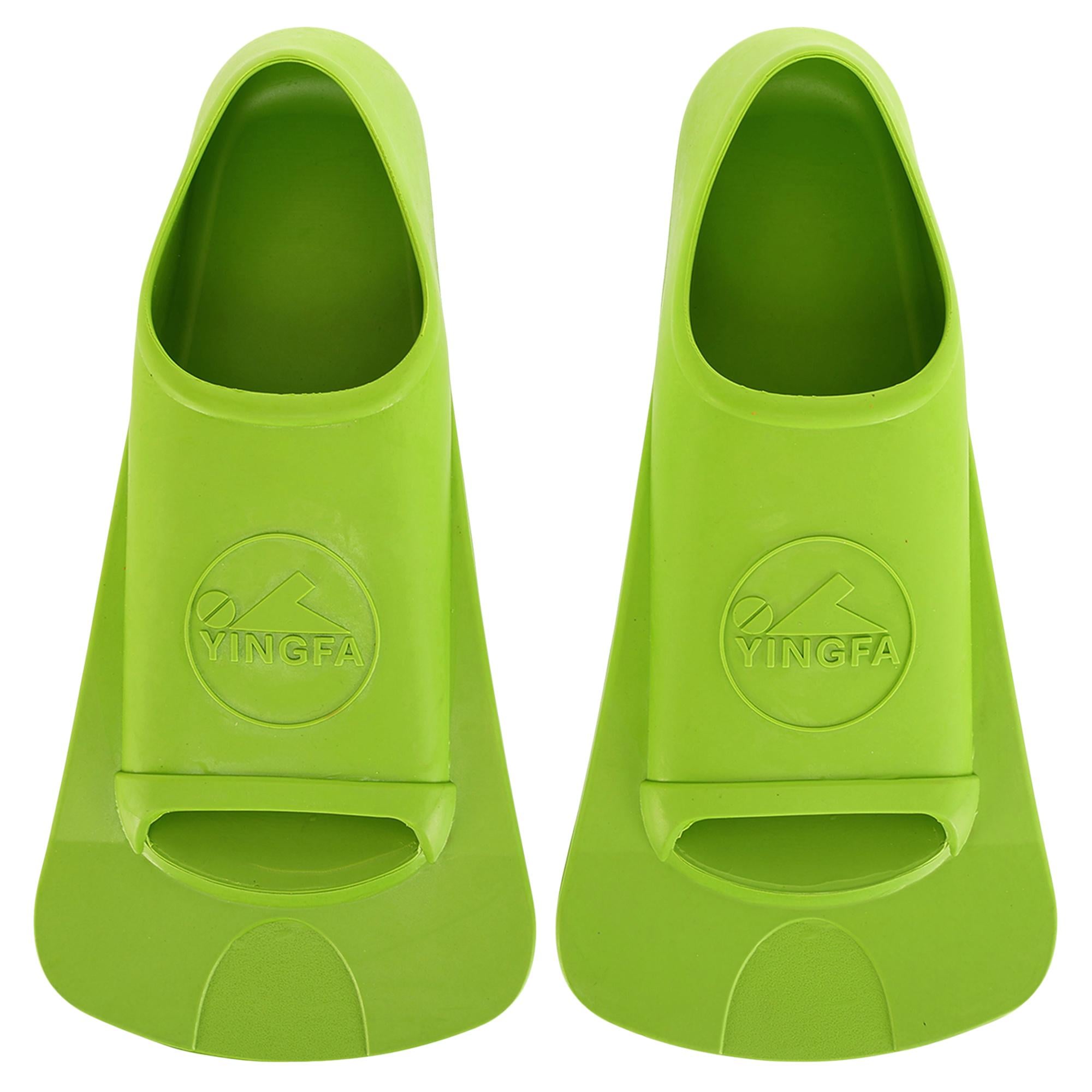 Ласты тренировочные с закрытой пяткой YINGFA G7201 M р. 40-42 Салатовый (G7201_Салатовый_M_(40-42)