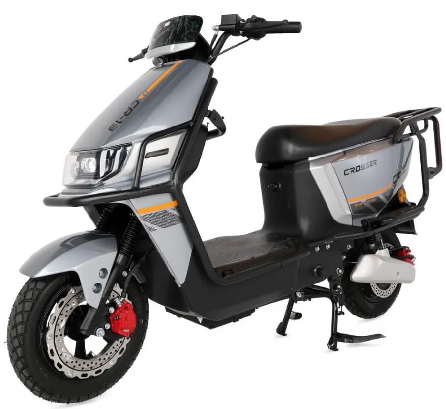 Электроскутер Crosser CR-13 аккумуляторный 72V 24 Ah 2000W Серый (2104619497)