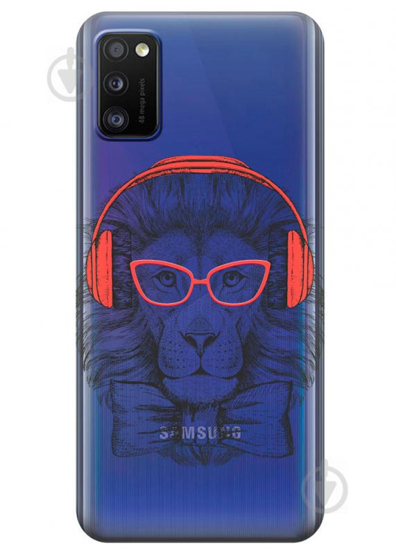 Прозрачный силиконовый чехол iSwag для Samsung Galaxy A41 с рисунком - Лев (KS3107) Прозрачный силиконовый чехол iSwag для Samsung Galaxy A41 с рисунком - Лев (KS3107)