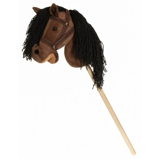 Іграшка конячка на палиці плюшева Hobby Horse Teddykompaniet (7331626030021)