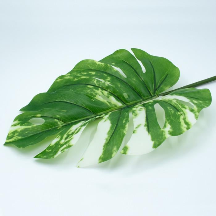 Штучне листя Engard Monstera Alba 73 см (TW-54) - фото 2