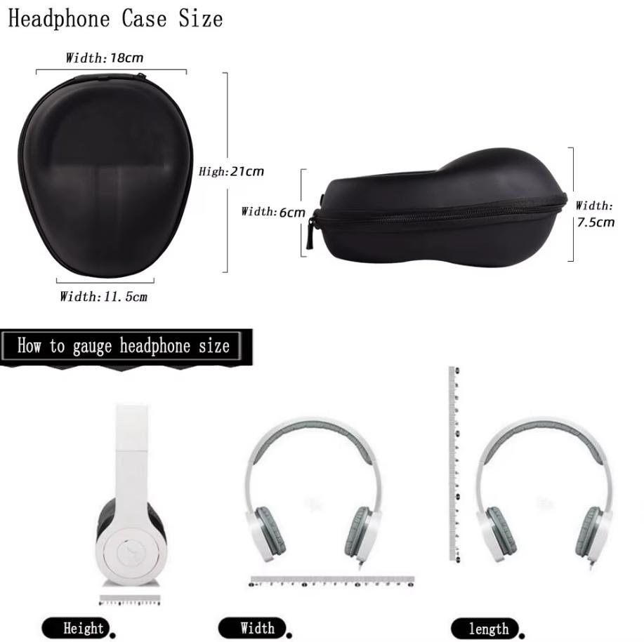 Чехол для наушников универсальный 21х18х7,5 см (25043151) - фото 7 Чехол для наушников универсальный 21х18х7,5 см (25043151) - фото 7