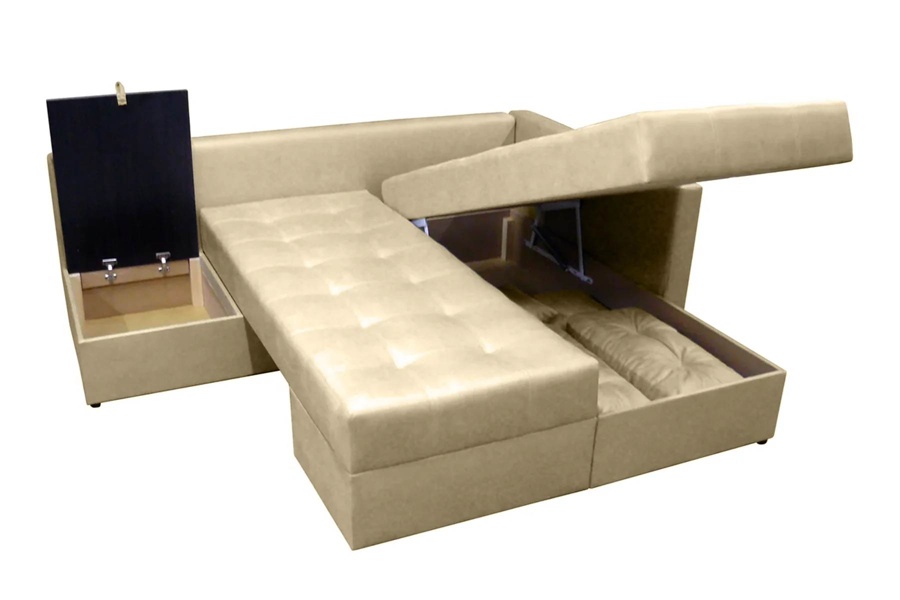 Диван угловой Олимп 300х220 см Айвори (28118807) - фото 5