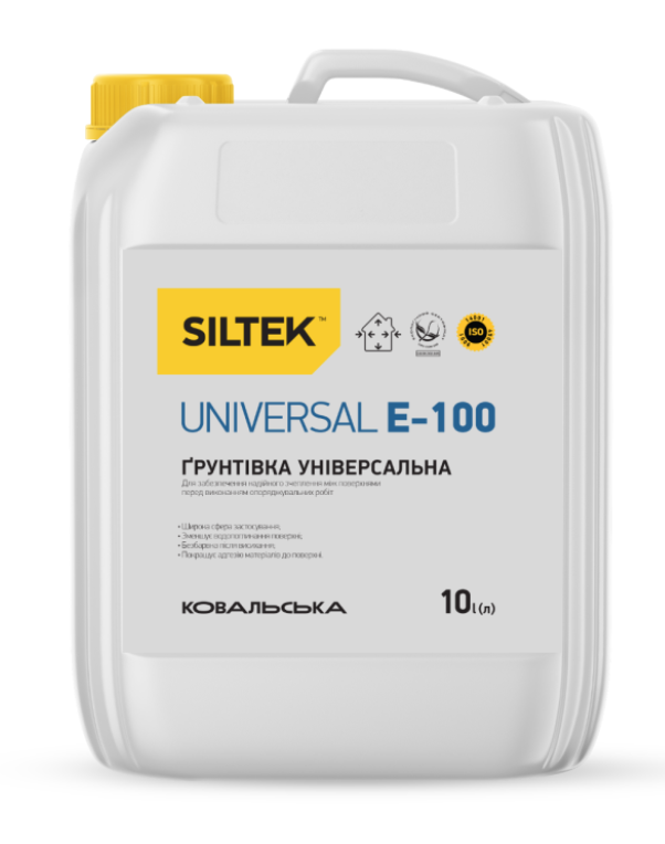 Ґрунтівка глибокопроникаюча Siltek E-100 Universal 10 л (19332102)