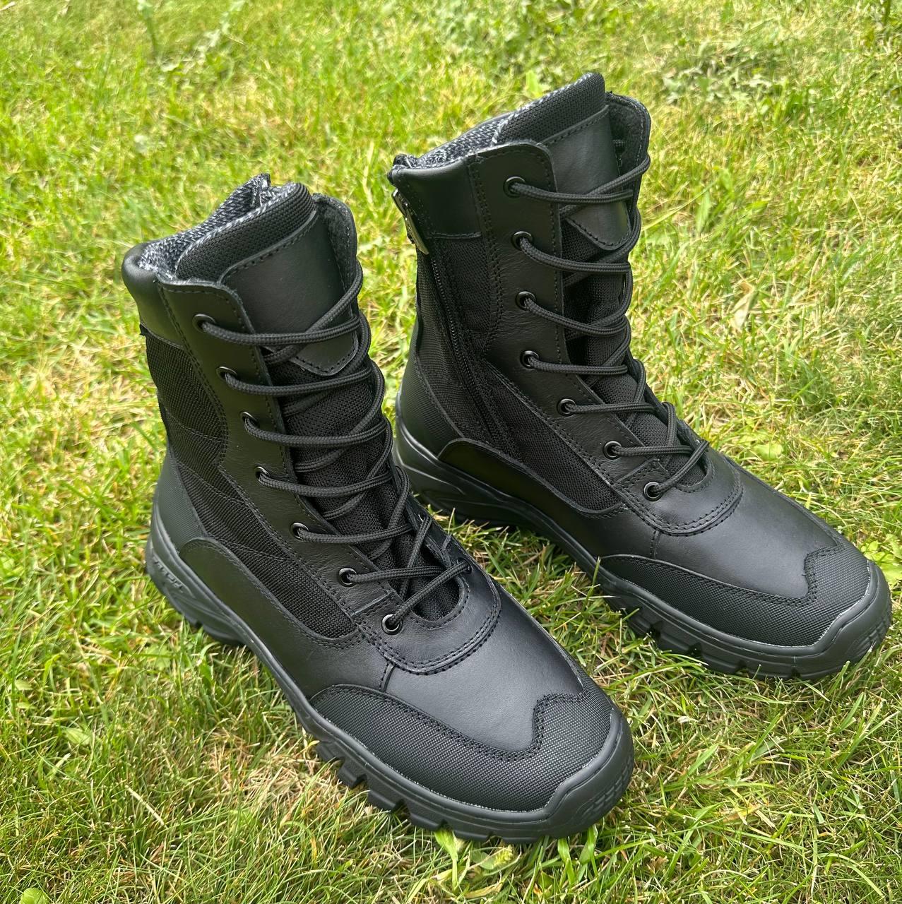 Берцы на молнии 7М2 осень-зима р. 38 Черный (150920252) - фото 2