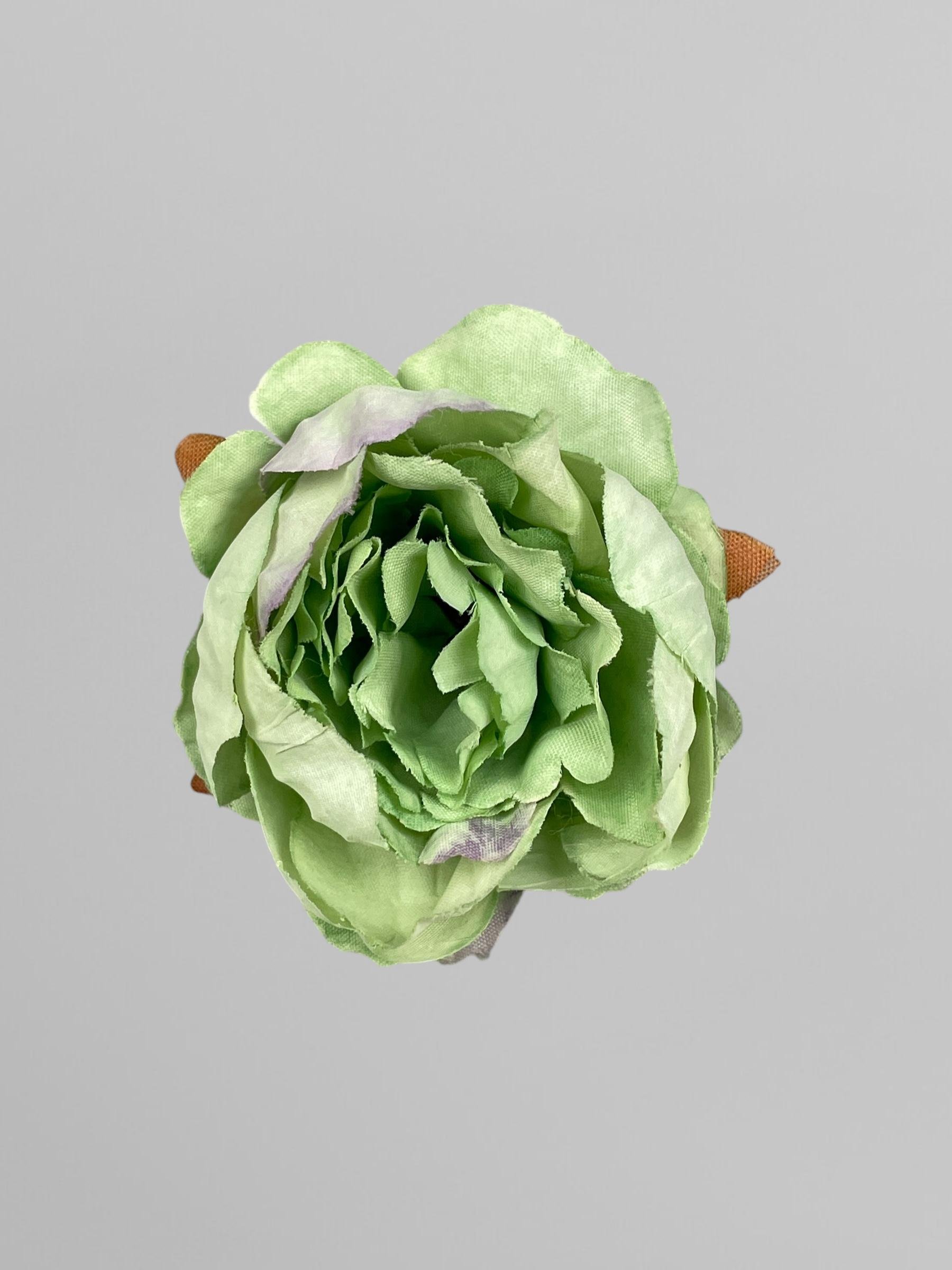 Штучна голівка троянди піоновидної 5 см Зелений (К02008) - фото 2 Штучна голівка троянди піоновидної 5 см Зелений (К02008) - фото 2