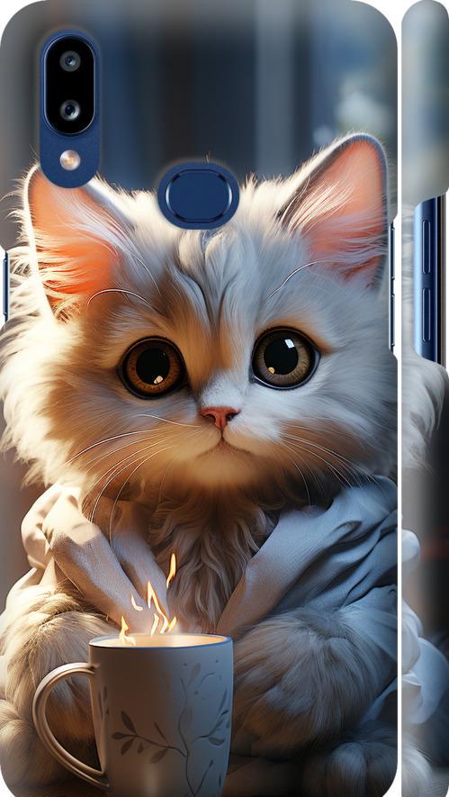 Чехол на Samsung Galaxy A10s A107F White cat (5646m-1776-42517)