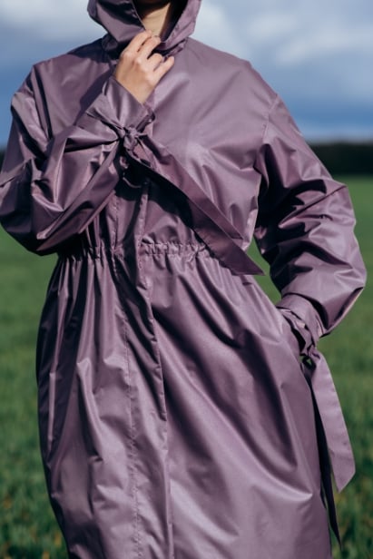 Плащ тренч дождевик raincoat by Parasol'ka 164-169 см Lavender (200103) - фото 6