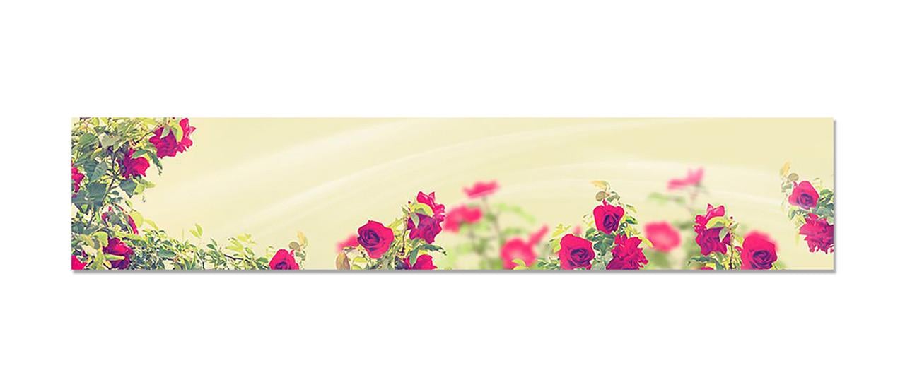 Наклейка виниловая на кухню Zatarga Куст Розы 600х3000 мм (1274514179)