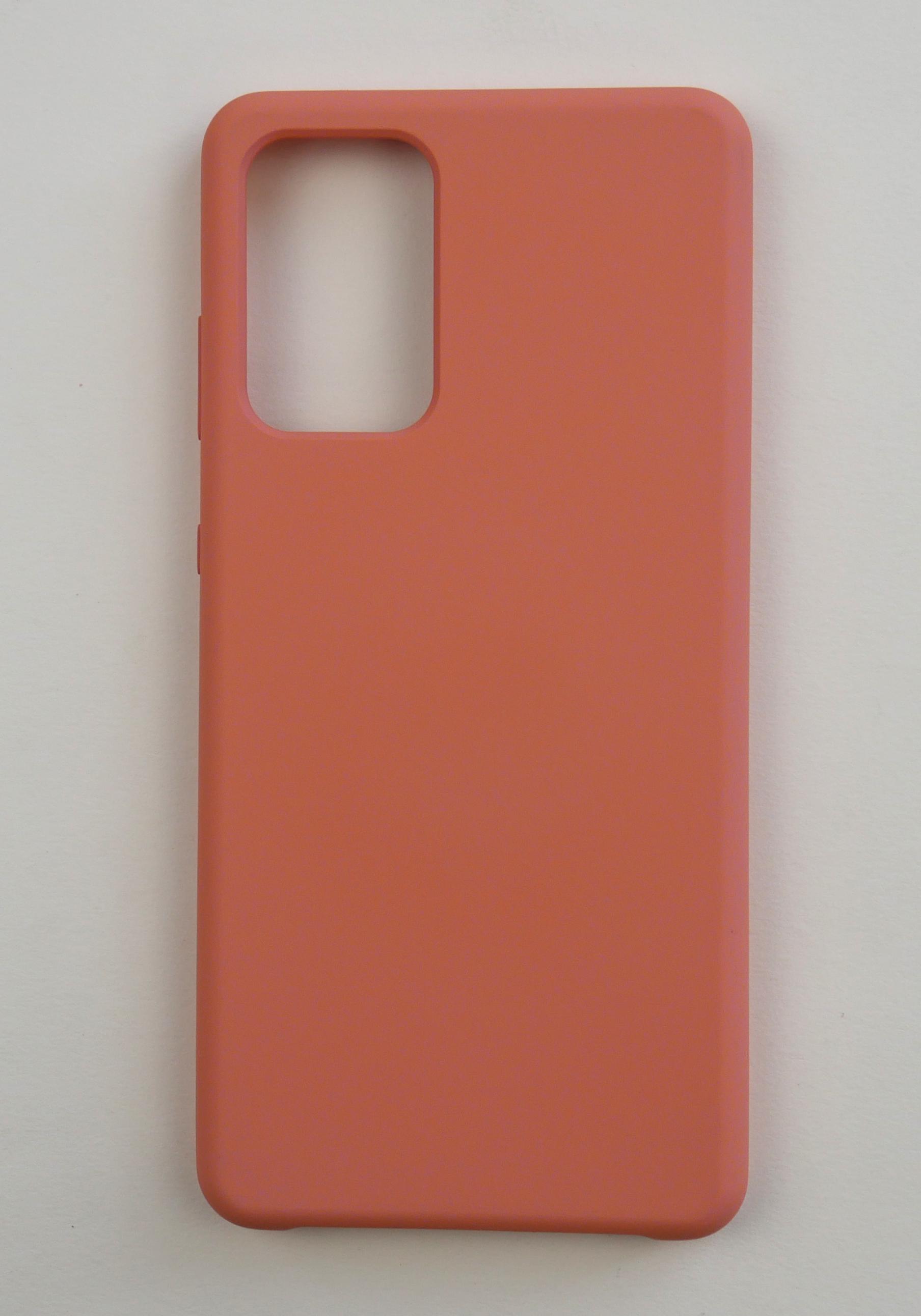 Чехол Jelly Silicone Case Samsung A72 Peach Pink (35)