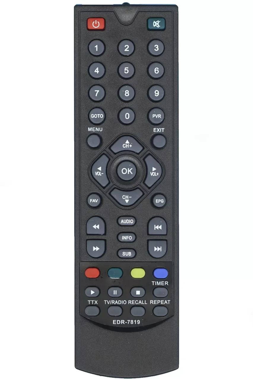 Пульт для DVB-T2 тюнера ELECT EDR-7819