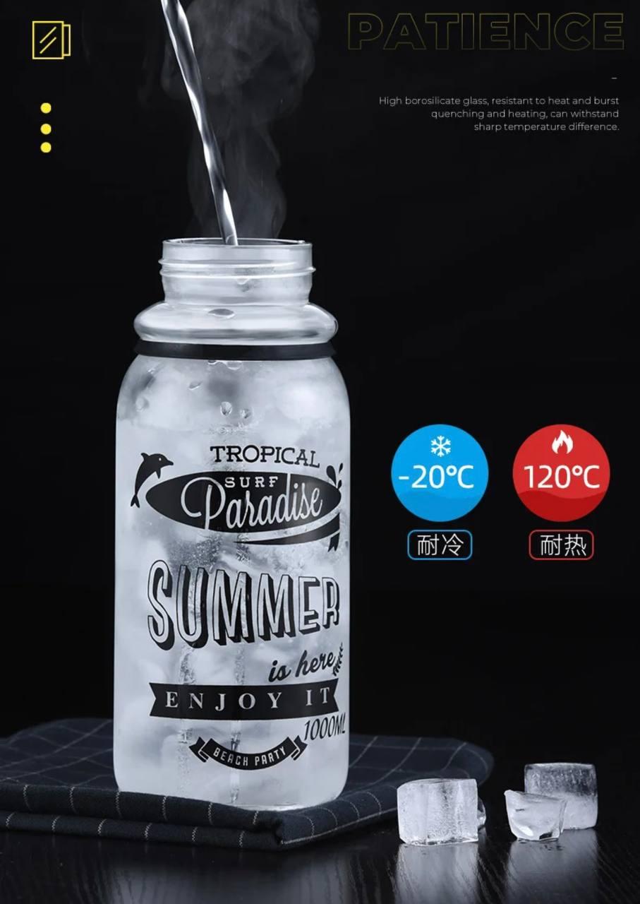 Термос стеклянный в чехле 1000 мл (2416098633) - фото 7 Термос стеклянный в чехле 1000 мл (2416098633) - фото 7