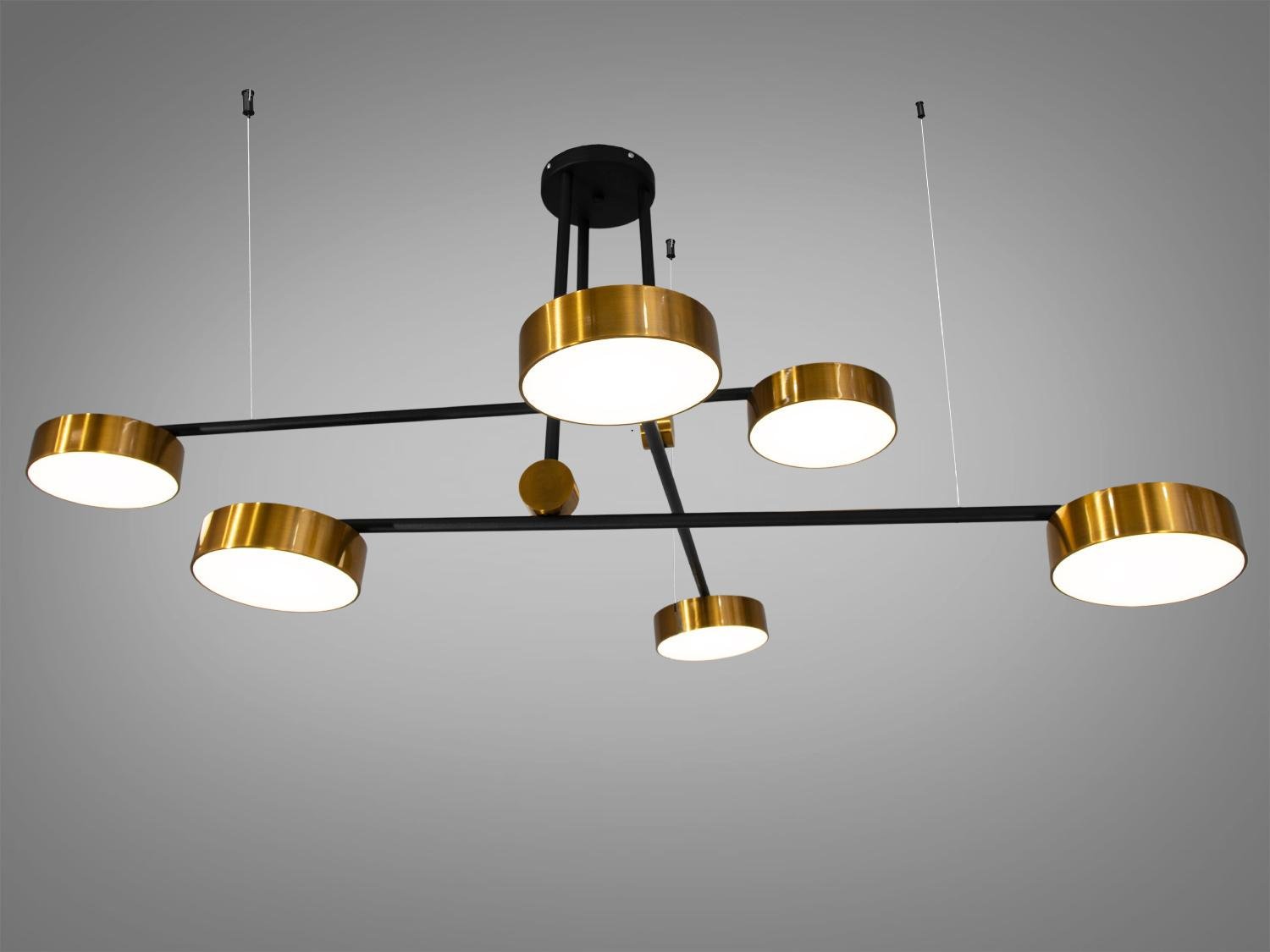 Люстра LED Diasha 72W D405-6BK/BR