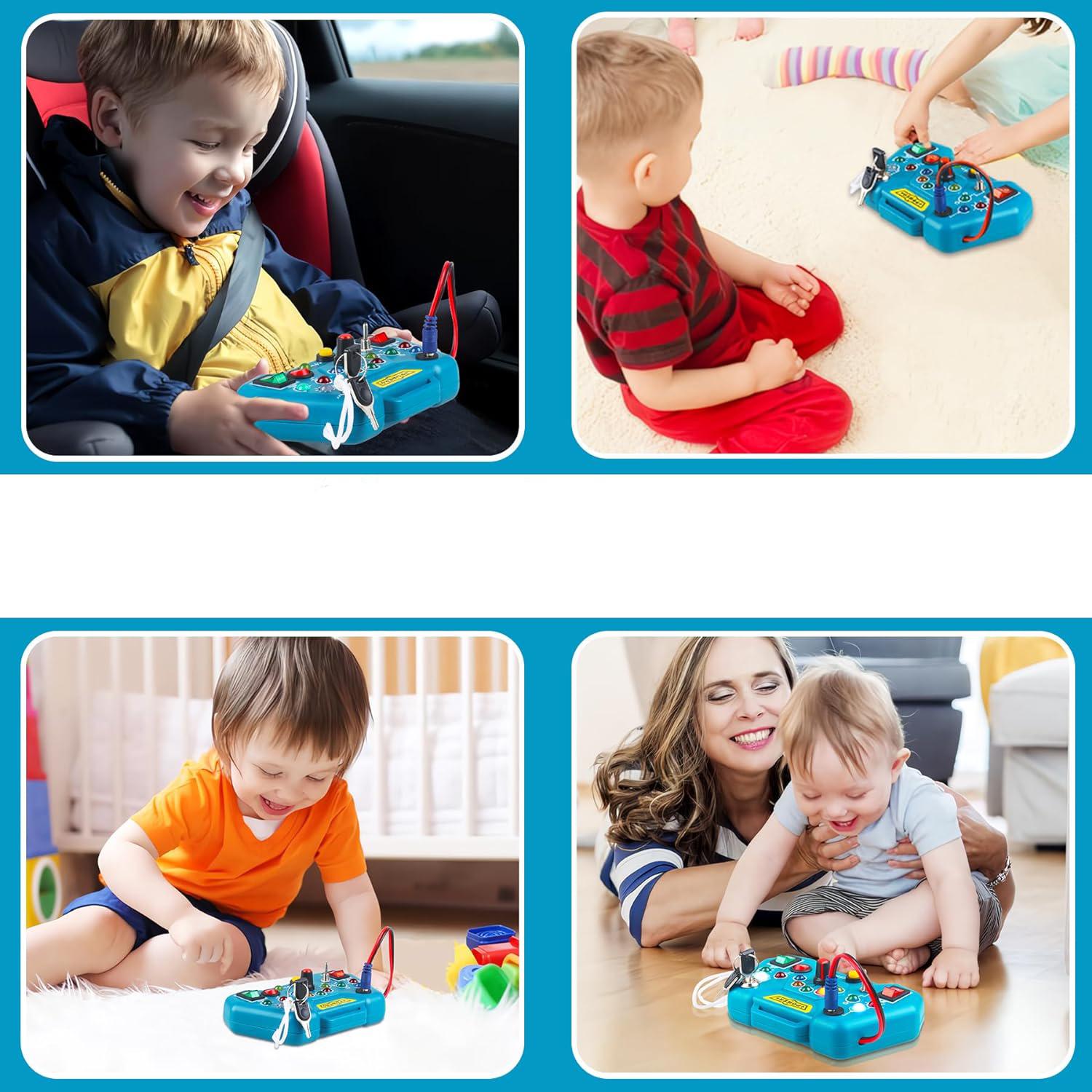 Інтерактивна іграшка бізіборд Провіди Монтессорі - фото 7 Інтерактивна іграшка бізіборд Провіди Монтессорі - фото 7