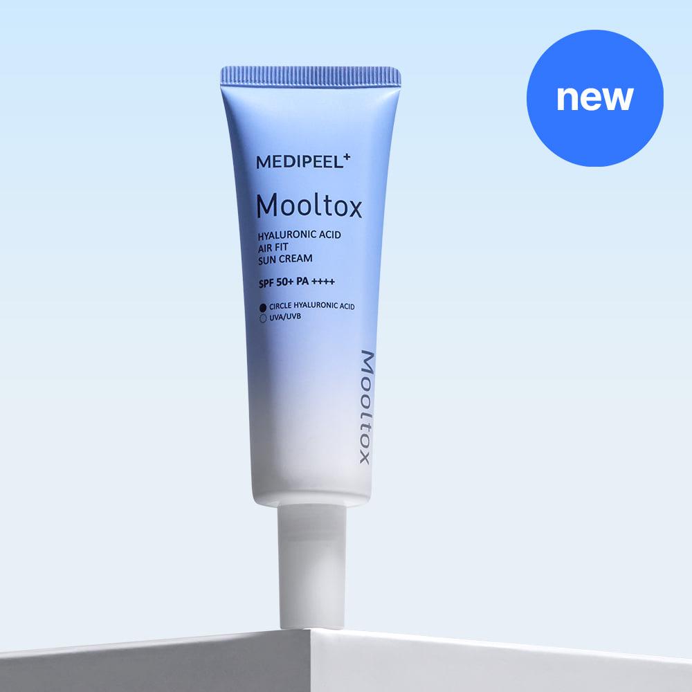 Крем сонцезахисний Medi-Peel Mooltox Hyaluronic Acid Air Fit Sun Cream SPF 50+ 50 ml (KT0053) - фото 2