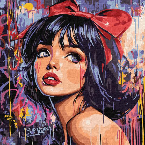 Картина за номерами Ideyka Сучасна Білосніжка 40x40 см (Id-KHO8601)