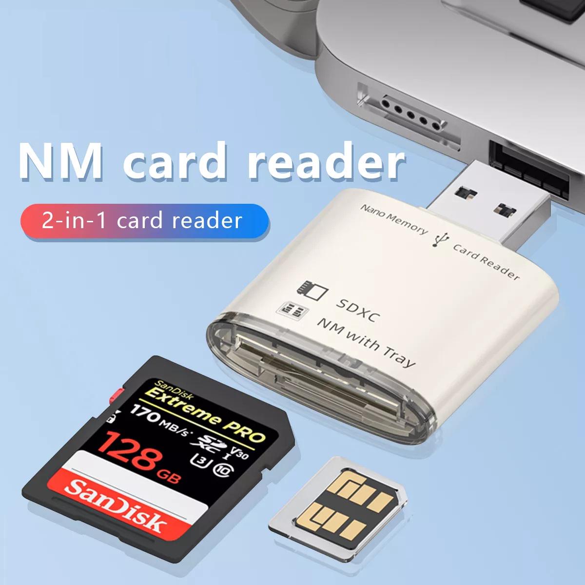 Кардридер для NM nano memory card з лотком + SDXC card - фото 8