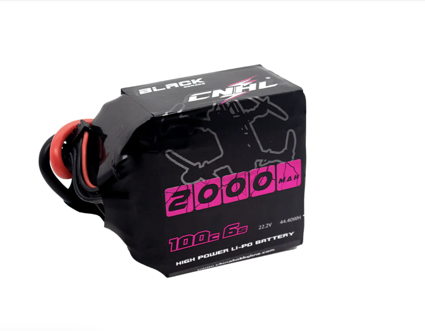 Акумулятор для FPV 6S Li-po CNHL LiPo 2000 mAh 100C Black - фото 5