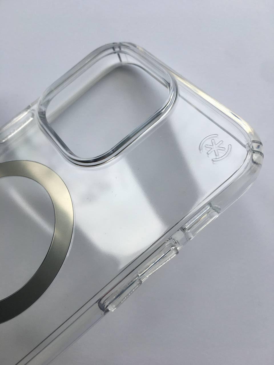 Чохол прозрачний протиударний Speck Presidio Clear Case MagSafe 150148-3080 для Apple Iphone 14 Pro (6.1") Clear - фото 14