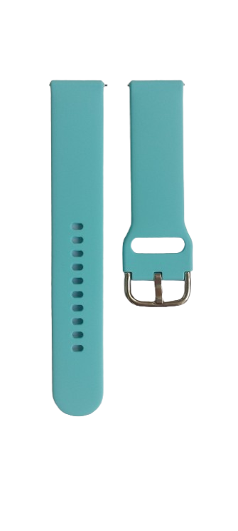 Ремешок для часов силиконовый 20х180 мм Sky blue (3192) - фото 1 Ремешок для часов силиконовый 20х180 мм Sky blue (3192) - фото 1