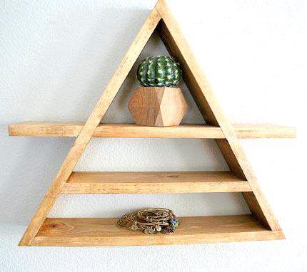 Полка настенная из дерева Марафон Бланже (НСП-007101)