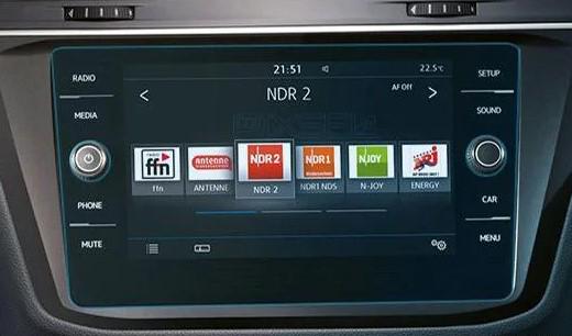Скло захисне Pixsel на монітор Volkswagen TIGUAN 10,9“ 2019-2020 гартоване глянець