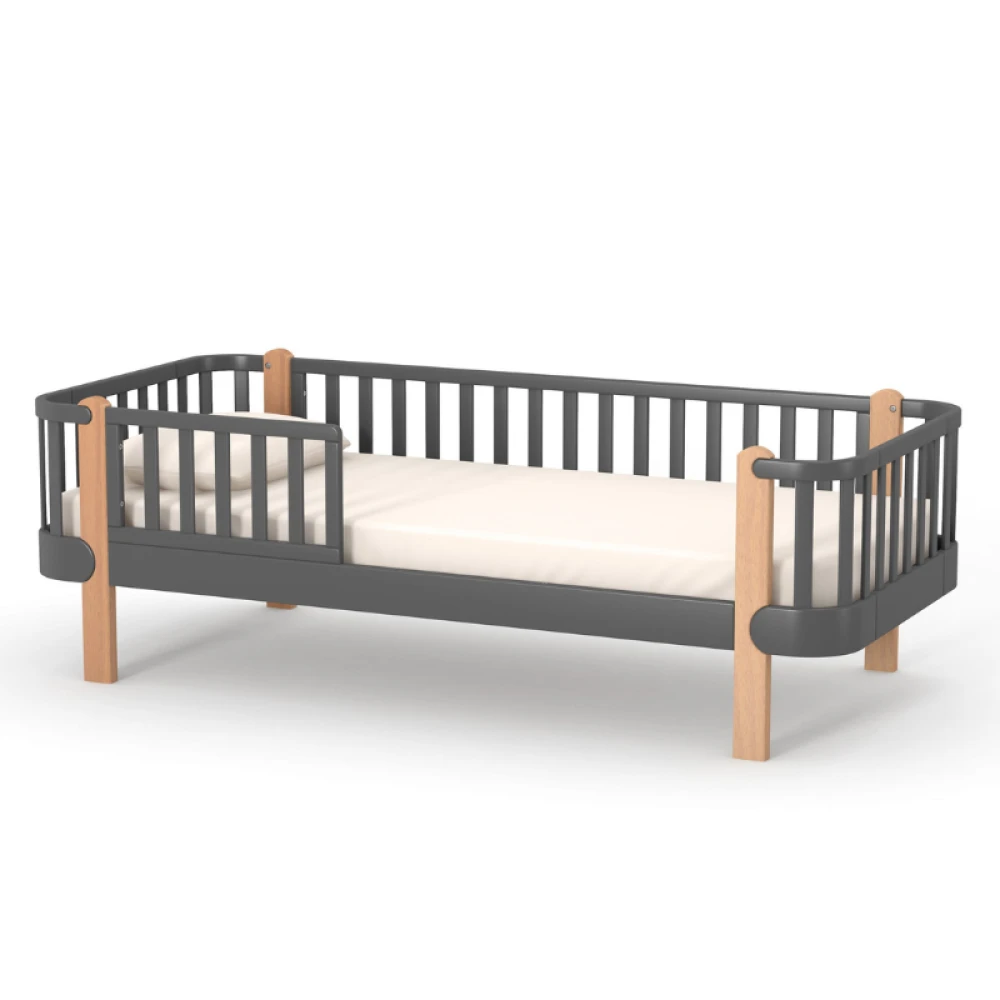 Ліжко підліткове Верес Монако 190x80 см Темно-сірий (830964306)