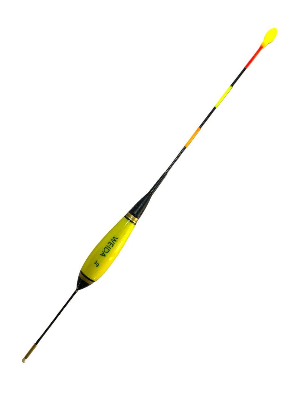 Поплавець LED Weida 3 г 24 см Жовтий (1744931428) - фото 2 Поплавець LED Weida 3 г 24 см Жовтий (1744931428) - фото 2