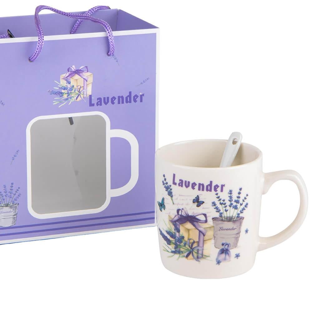 Кружка керамическая Elisey Lavender Serenade 180 мл Белый (18901-020)