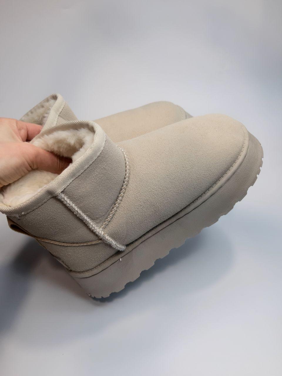 Уги жіночі VEAGIA р. 38 23,2 см Бежевий (7282-1 beige) - фото 3 Уги жіночі VEAGIA р. 38 23,2 см Бежевий (7282-1 beige) - фото 3