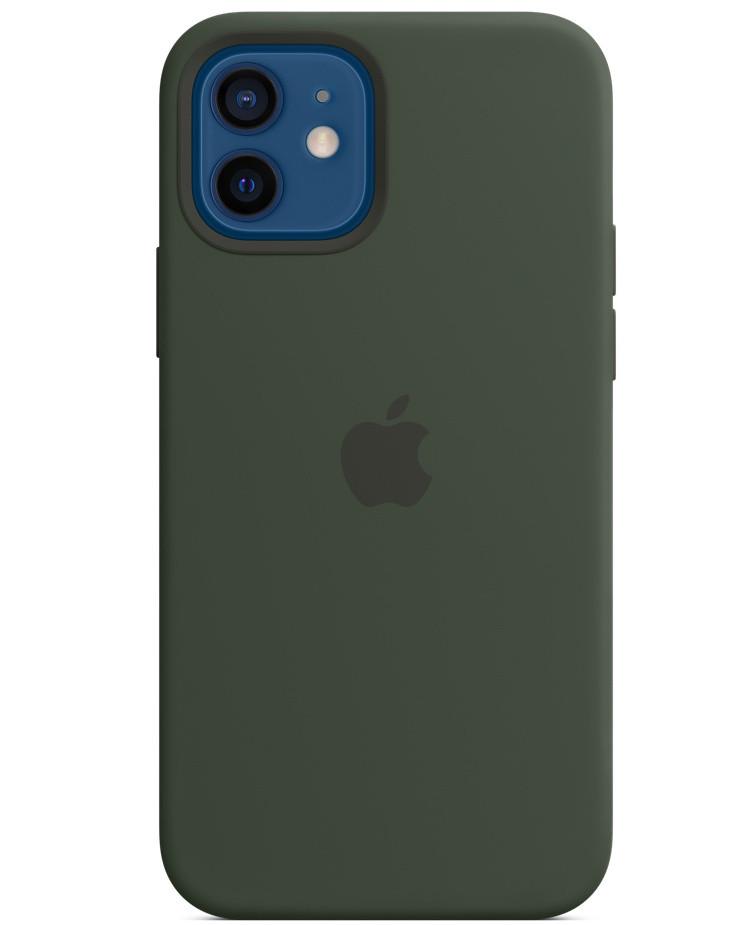 Силиконовый чехол-накладка Apple Silicone Case for iPhone 12 Mini, Cyprus Green (HC)(A)