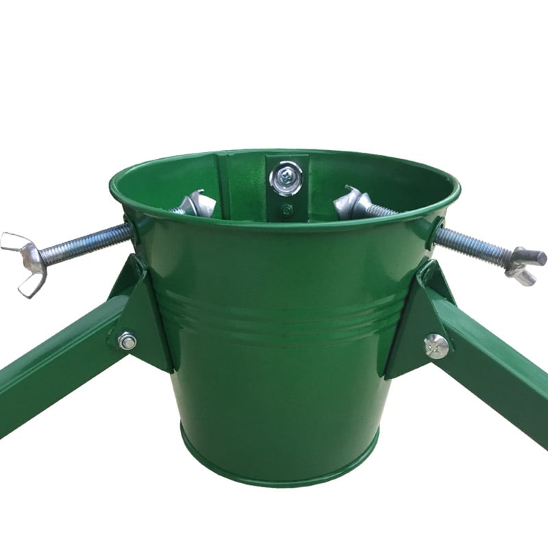 Підставка під ялинку відро металева складна «СПДЕ-3» Зелений - фото 6 Підставка під ялинку відро металева складна «СПДЕ-3» Зелений - фото 6