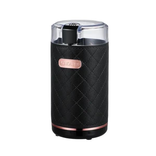 Кавомолка електрична ножова Sokany SK-3027 150 Вт чаша 50 г Чорний (SK-3027B)