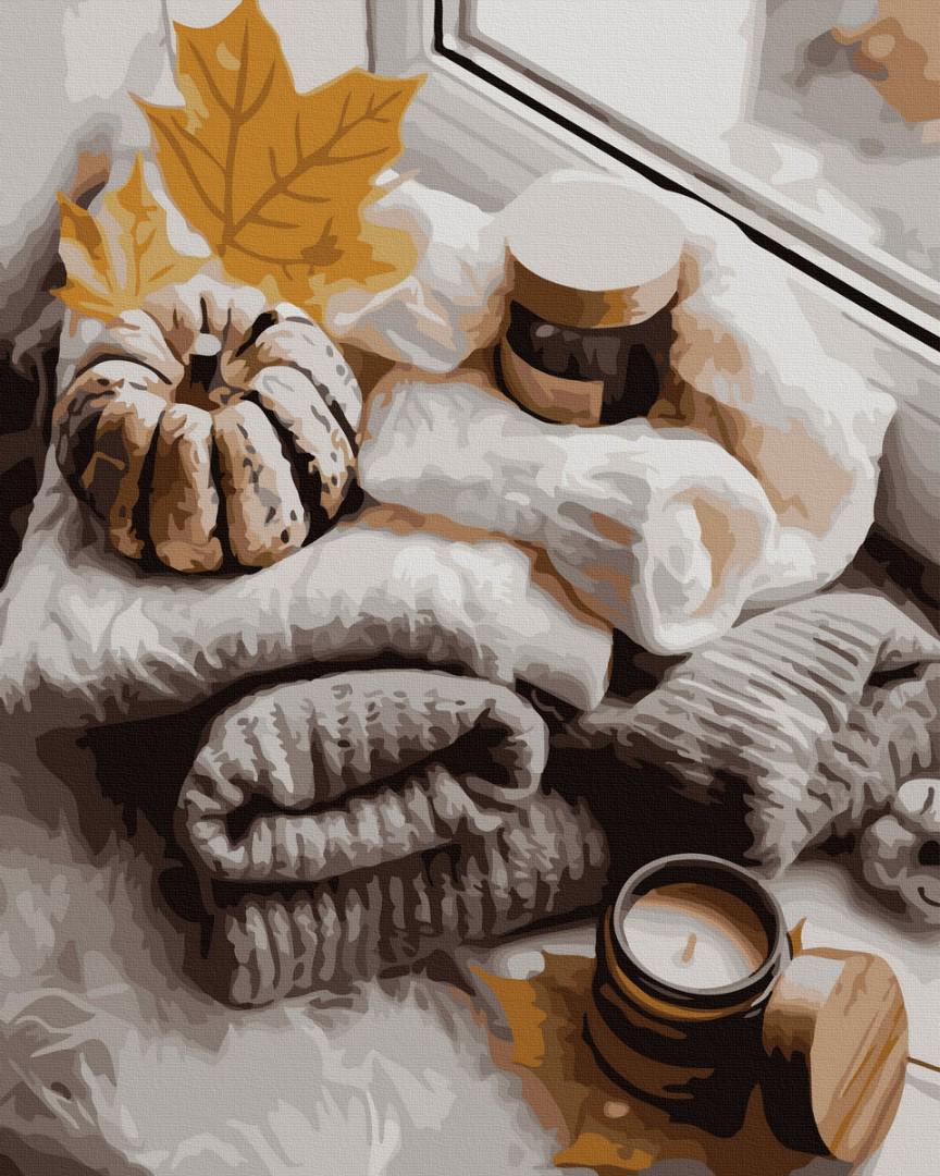 Картина по номерам Brushme Осенняя раскладка 40х50 см (GX36669)