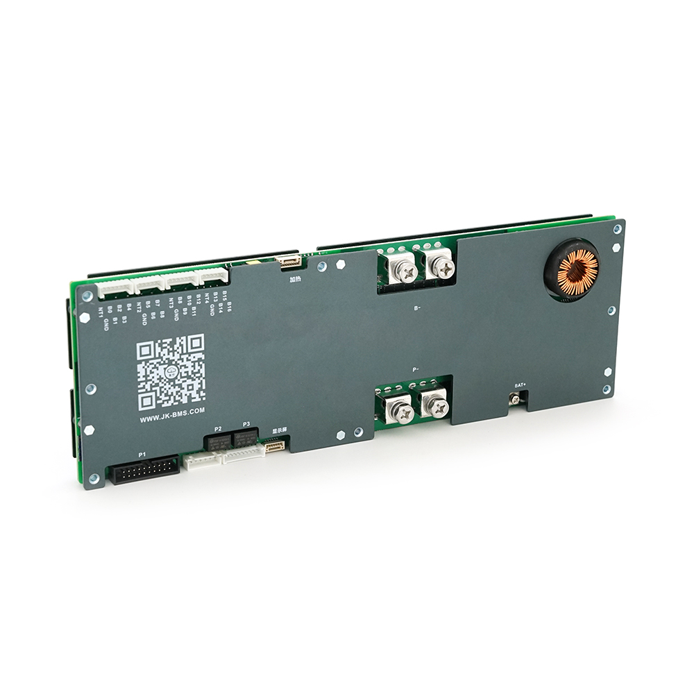 BMS плата JK-PB1A16S10P Li-Ion/LiFePo4/LTO 7-17S 100A CAN/RS232/RS485 LED Bluetooth 1A баланс (YUT_V11835)