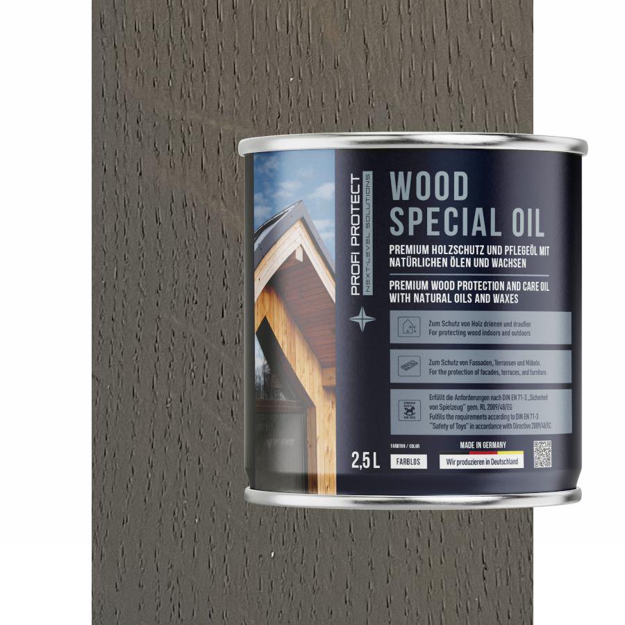 Олія ProfiProtect Wood Special Oil з воском 2,5 л Water Grau eiche (24649028) - фото 1