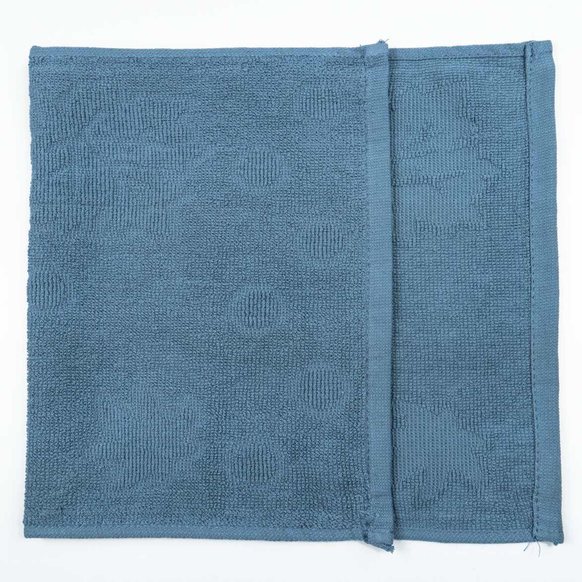 Кухонна серветка GM Textile жакардова 25х45 см Блакитний (380-45-blue) - фото 4