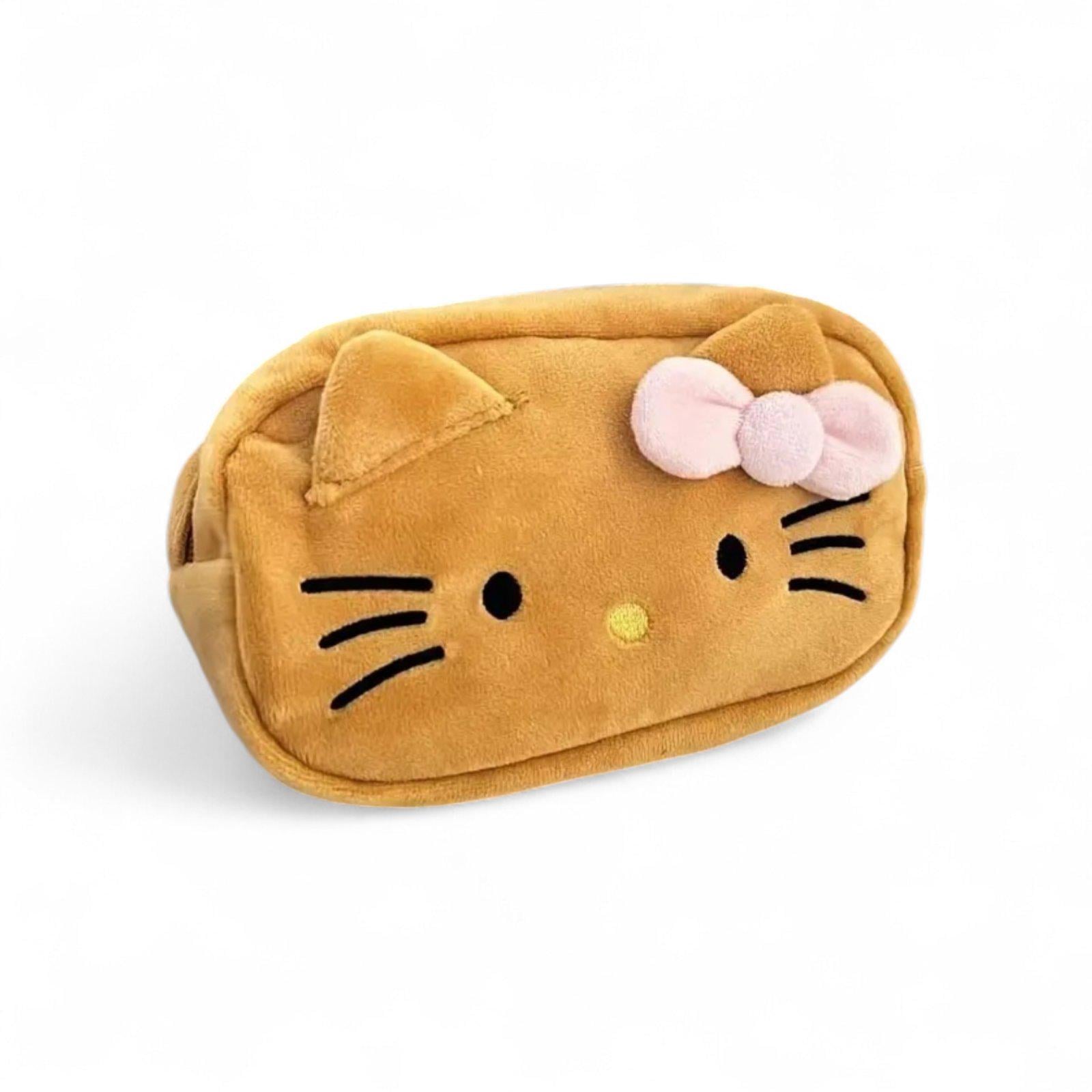 Пенал школьный мягкий Hello Kitty с застежкой-молнией 18x5x11 см (33243091)
