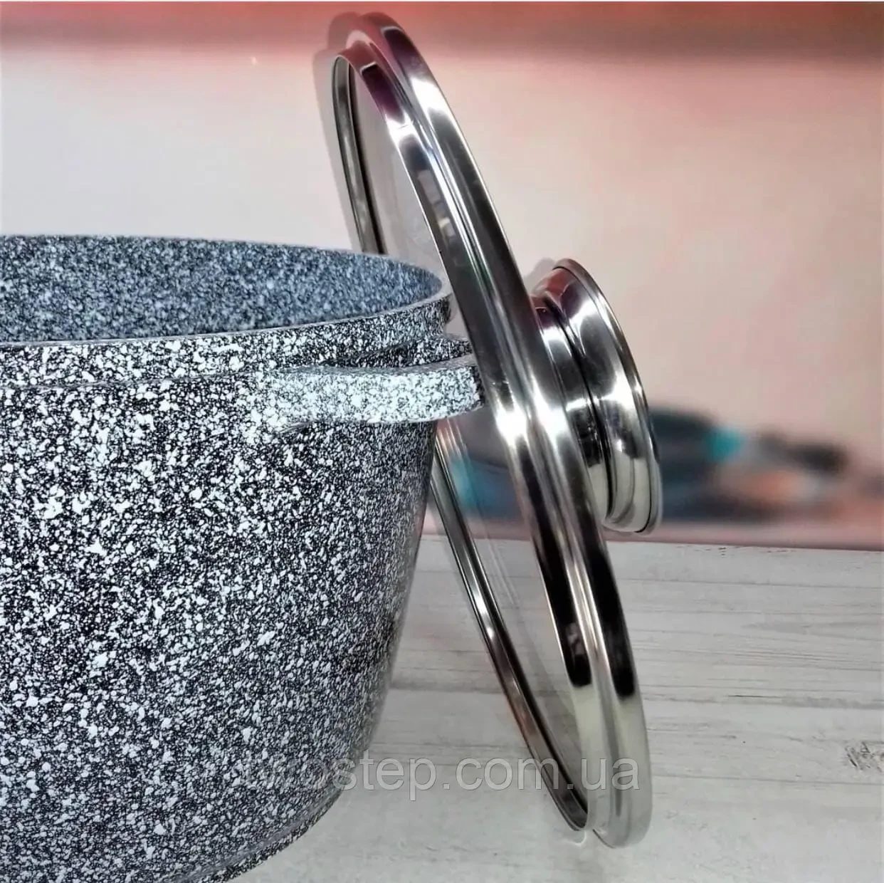 Набор кастрюль Edenberg с антипригарным гранитным покрытием 4 пр. 2 шт. (EB-8045) - фото 6 Набор кастрюль Edenberg с антипригарным гранитным покрытием 4 пр. 2 шт. (EB-8045) - фото 6