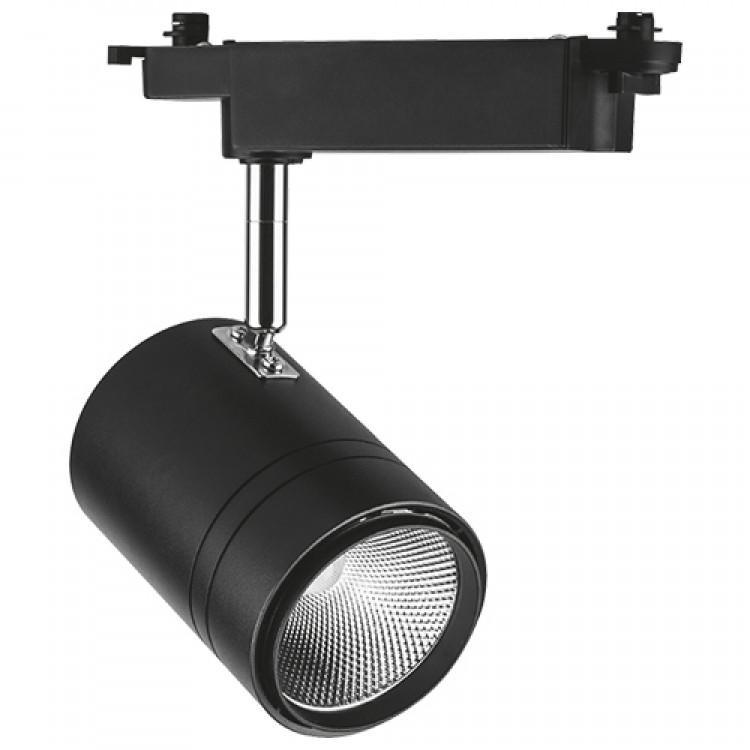Світильник трековий світлодіодний Feron AL104 COB 50W 4500 Lm 4000K IP40 Чорний (27729372)