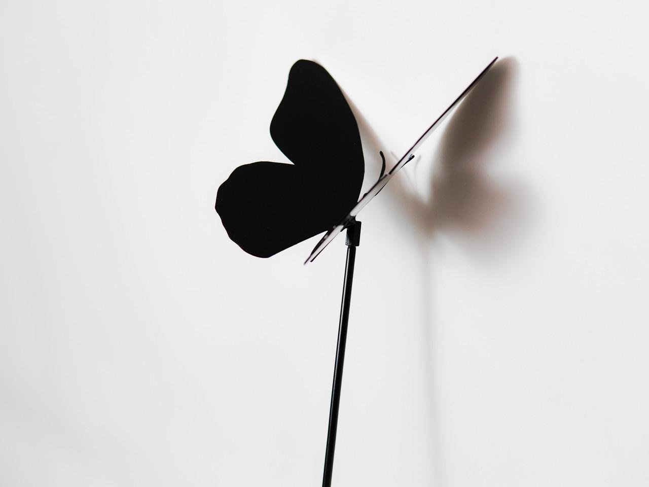 Декор для сада/клумбы или газона Бабочка из металла Черный (DCR073) - фото 3 Декор для сада/клумбы или газона Бабочка из металла Черный (DCR073) - фото 3