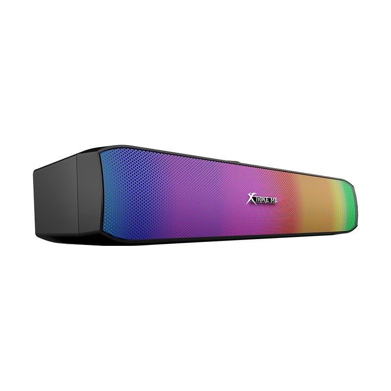 Портативная колонка Xtrike Me SK-605 с подсветкой RGB стереозвук Черный (627406)