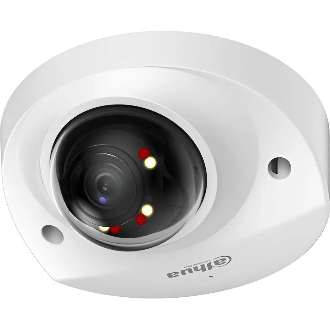 Камера купольная Dahua DH-IPC-HDBW2449F-AS-IL IP с микрофоном 4 Мп 2,8 мм Full-Color Smart Dual Light IP67 IK10 Белый (617130)