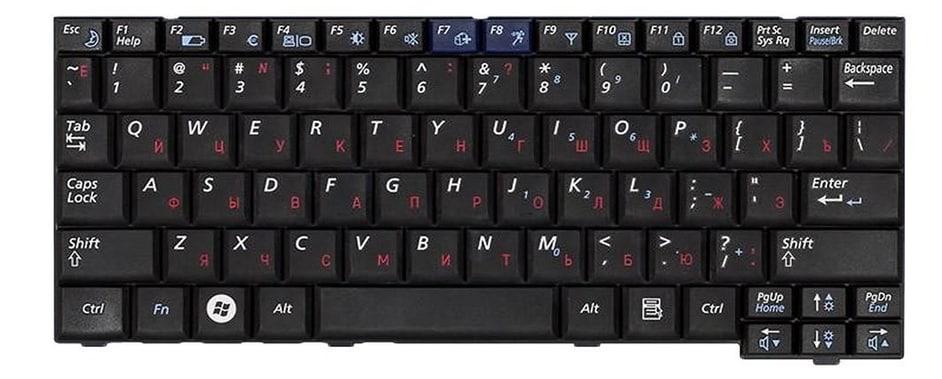 Клавиатура для ноутбука Samsung NP-N110 матовая (BA59-02697D)