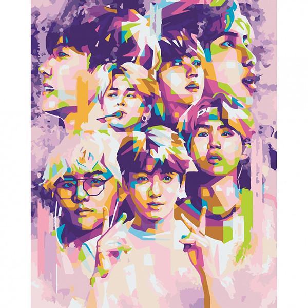 Картина за номерами ArtCraft BTS Bangtan Boys 40x50 см