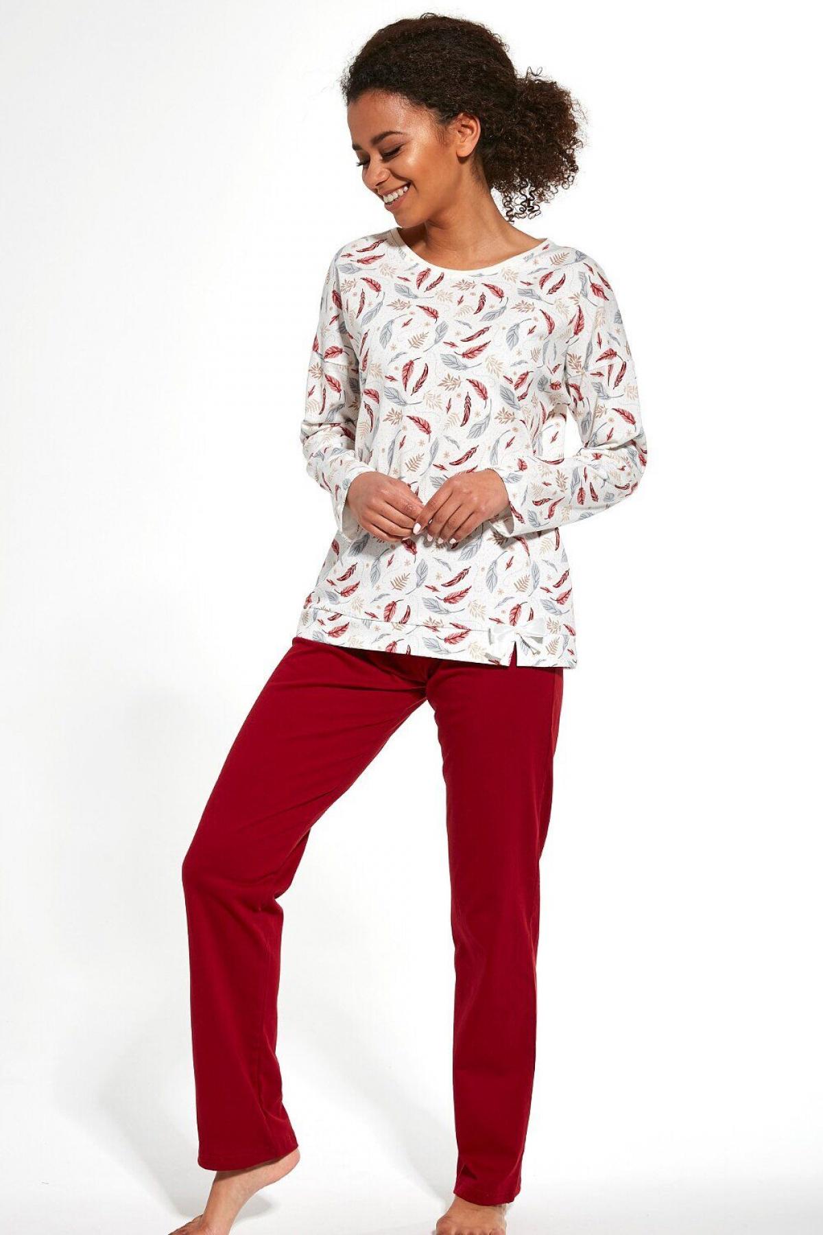 Піжама жіноча Cornette HANNAH 392/250 S Білий/Червоний (22984365)