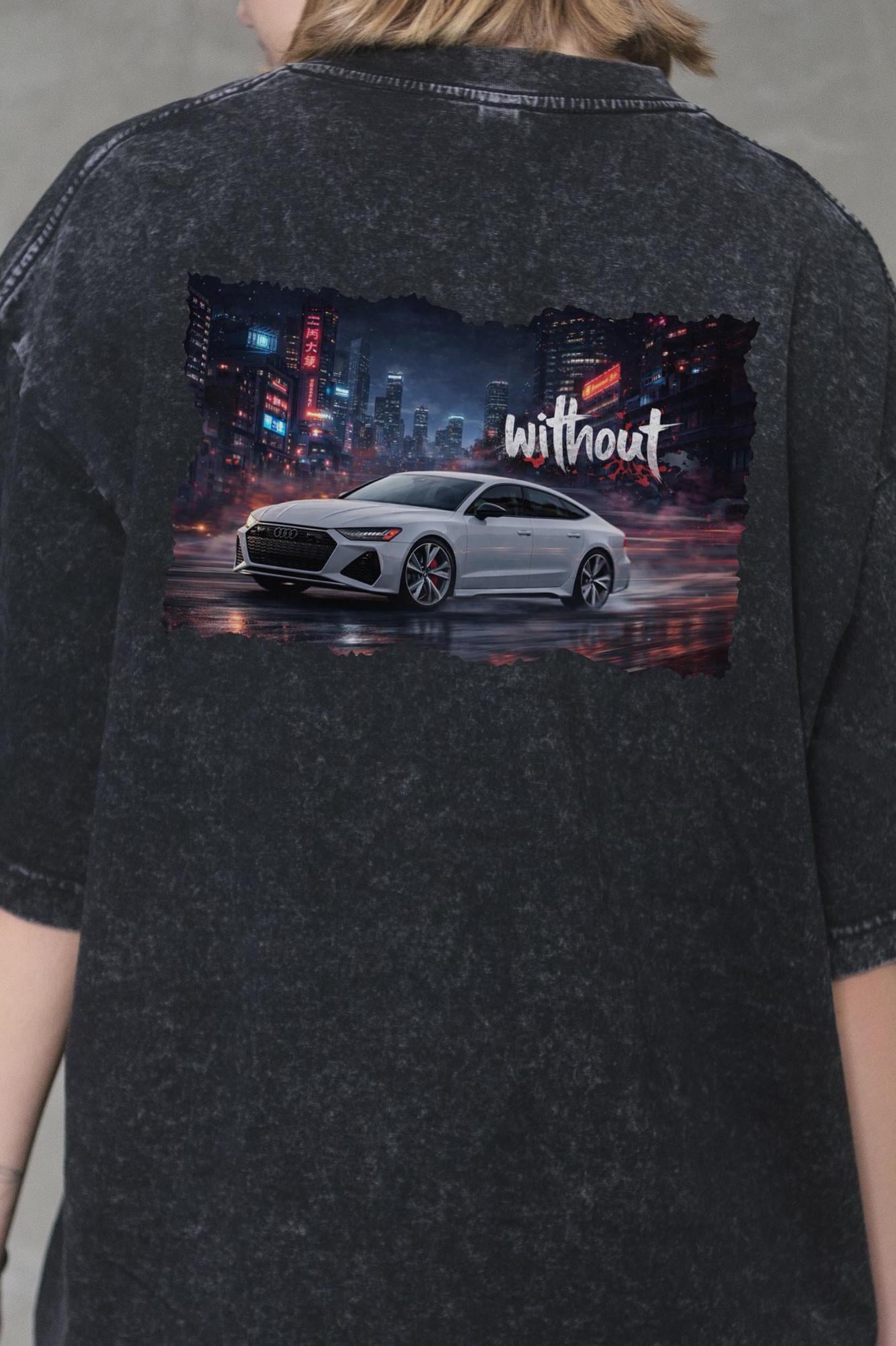 Футболка оверсайз Without Washed Grey Audi L/XL Black (L/XL8056334 8056335) - фото 6 Футболка оверсайз Without Washed Grey Audi L/XL Black (L/XL8056334 8056335) - фото 6